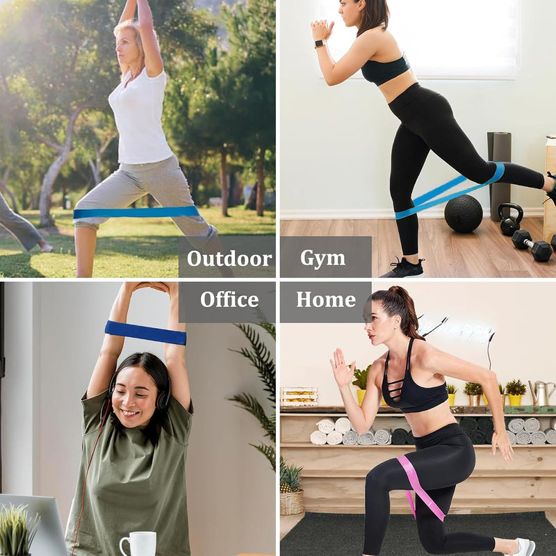 Load image into Gallery viewer, Resistance Band, Weerstandsbanden Set Van 5, Resistance Band Set Met Oefeninstructies En Draagtas, Gymnastiekband Voor Yoga, Krachttraining, Pilates, Fitness, thuis trainen, stretchen
