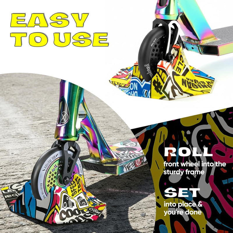 Load image into Gallery viewer, Universele Scooter Stand, Universele Stepstandaard voor Wielen van 95 mm tot 125 mm, Extra Stabiele Standaard, Stepstandaard voor Pro Freestyle Scooter, Stuntstep
