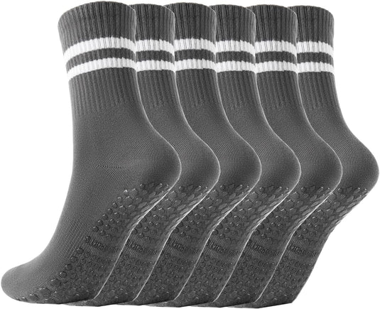 Pilates antislip sokken 3 paar met siliconen grip – yoga sokken – fitness sokken