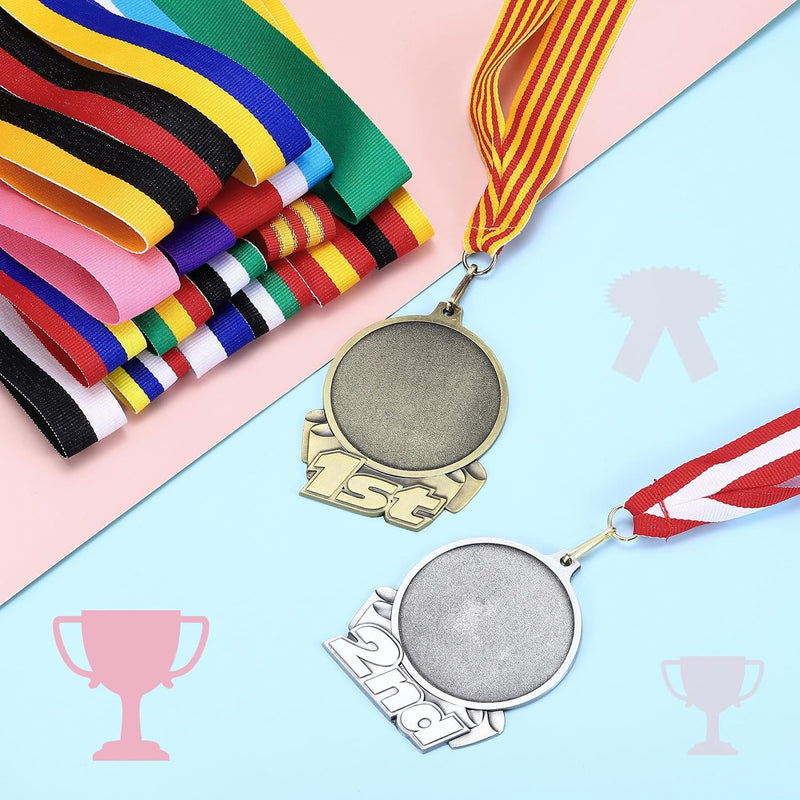 Chargez l'image dans la visionneuse de la galerie, Medaille neklinten 100 stuks 43 x 2,2 cm met klikclips – award linten – sport accessoires
