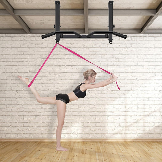 Optrekstang voor plafondmontage met 4 gripposities tot 227 kg – pull-up bar – krachttraining