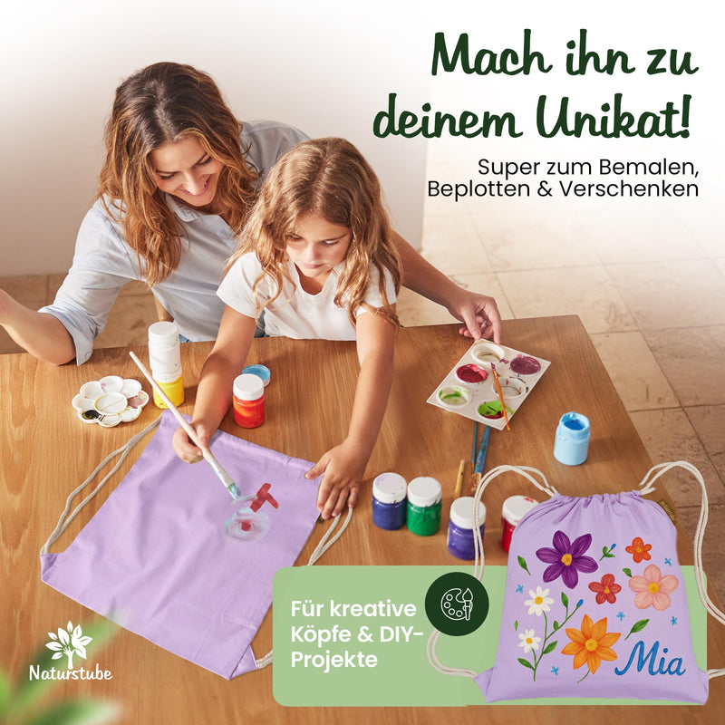 Load image into Gallery viewer, Katoenen gymtas naturel met trekkoord 140 g/m² – sporttas – rugzak
