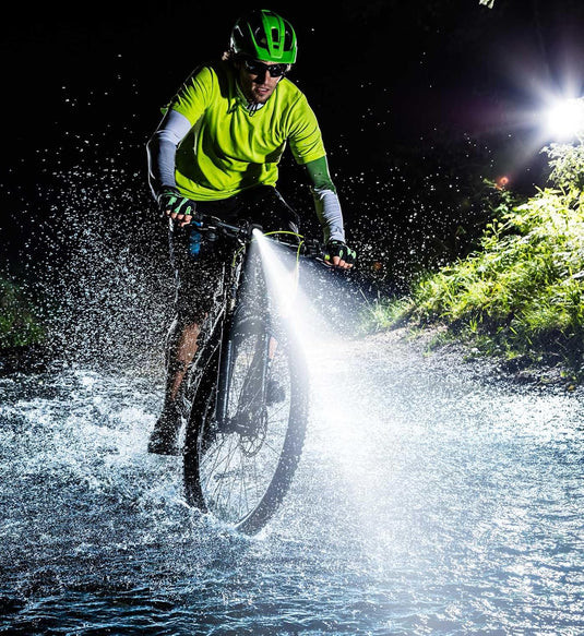 Oplaadbare fietsverlichting set USB-C IPX5 met voor- en achterlicht – fietslamp – LED fietslicht