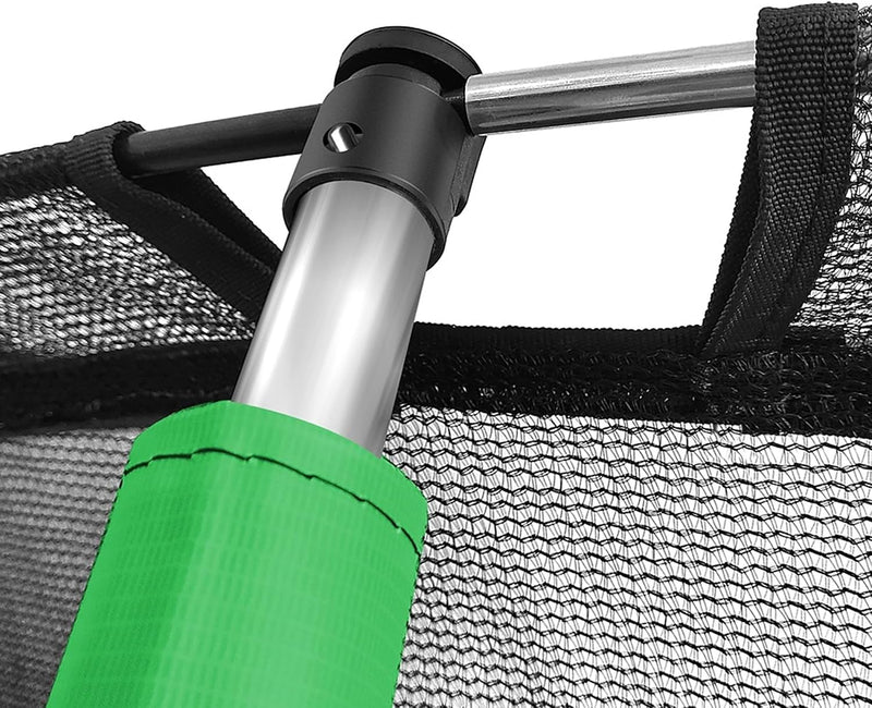 Laden Sie das Bild in Galerie -Viewer, Trampoline paaldoppen 8 stuks voor palen tot 25 mm zwart – eindkappen – trampoline accessoires
