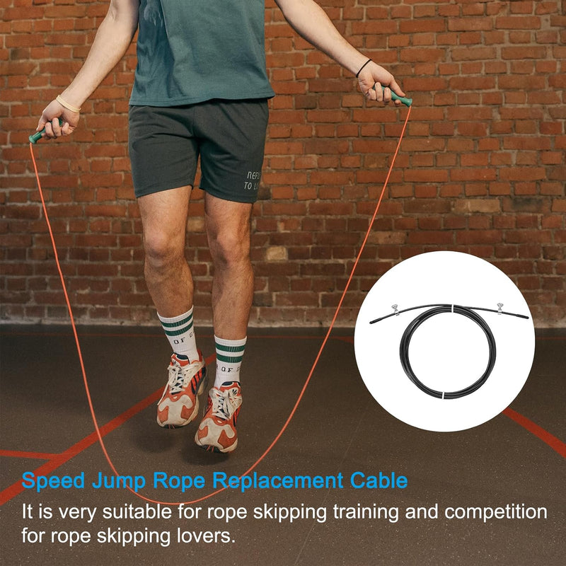 Chargez l'image dans la visionneuse de la galerie, Speed jump rope vervangingskabel 3 meter x 2,5 mm rood – springtouw kabel – fitness accessoires
