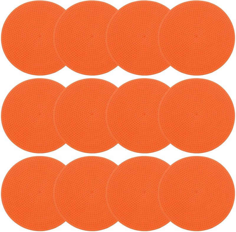 Laden Sie das Bild in Galerie -Viewer, Vloermarkers 12 stuks 23 cm antislip blauw met opbergtas – agility markers – sport training accessoires
