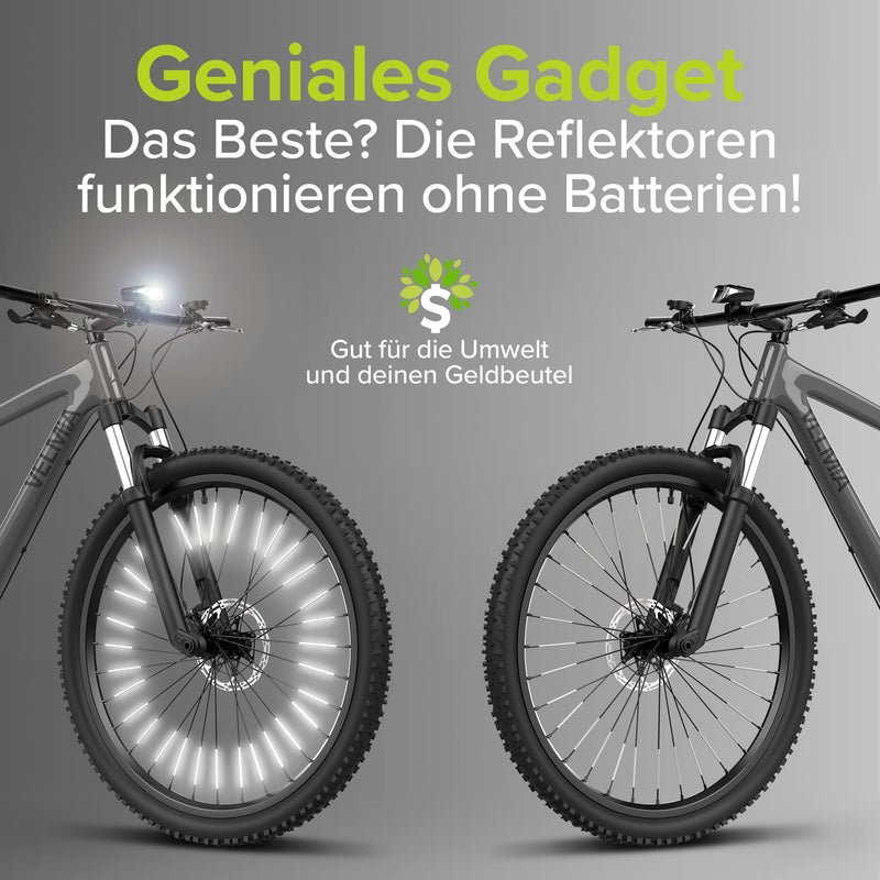 Laad afbeelding in Galerijviewer, Spaakreflectoren set voor fiets met 360° zichtbaarheid en kliksysteem – fietsreflectoren – spaakreflectoren
