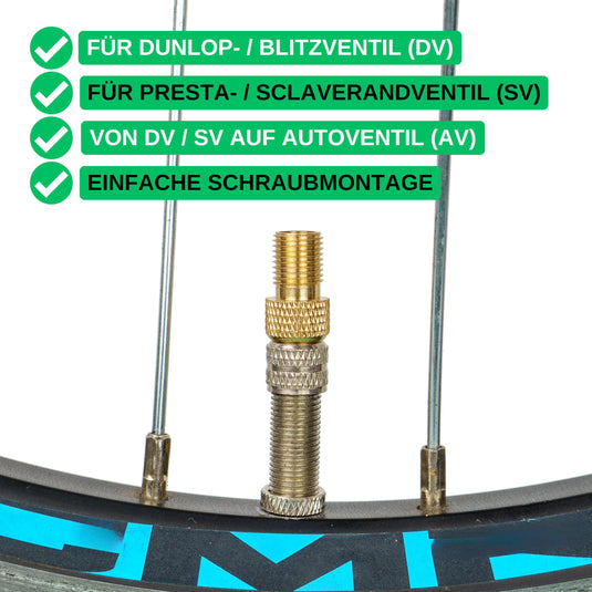 Fietsventiel Reparatieset 20-delig voor Dunlopventiel tot 6 Bar – Ventielset – Fietsaccessoires