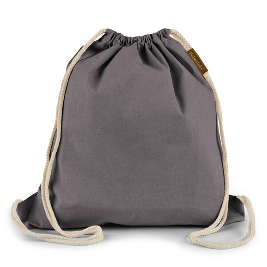 Katoenen gymtas naturel met trekkoord 140 g/m² – sporttas – rugzak