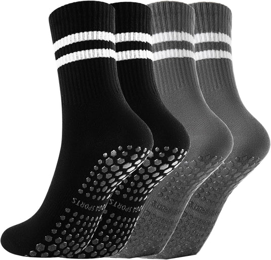 Pilates antislip sokken 3 paar met siliconen grip – yoga sokken – fitness sokken