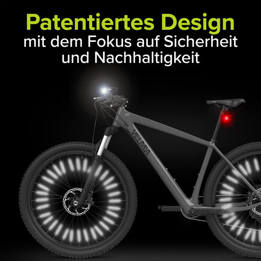 Spaakreflectoren set voor fiets met 360° zichtbaarheid en kliksysteem – fietsreflectoren – spaakreflectoren