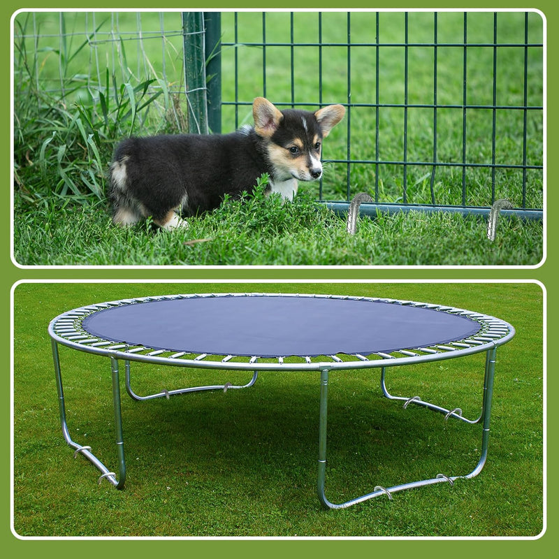 Load image into Gallery viewer, Grondpennen 6 stuks 30 cm van verzinkt staal met J-haak – trampoline ankers – grondankers
