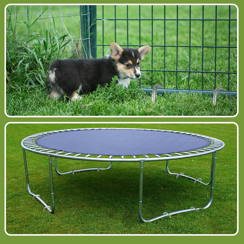 Load image into Gallery viewer, Grondpennen 6 stuks 30 cm van verzinkt staal met J-haak – trampoline ankers – grondankers
