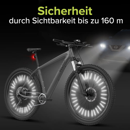 Spaakreflectoren set voor fiets met 360° zichtbaarheid en kliksysteem – fietsreflectoren – spaakreflectoren