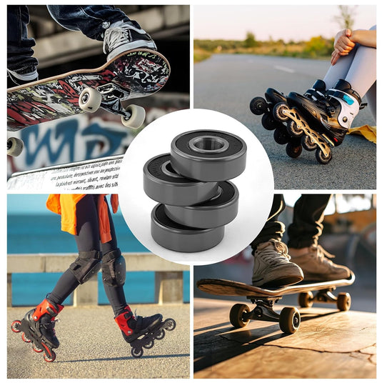 Skateboard kogellagers 608ZZ 20 stuks 8 x 22 x 7 mm ABEC-5 – reservelagers – skate accessoires