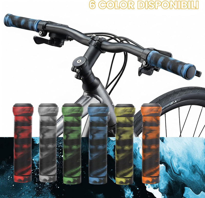 Laden Sie das Bild in Galerie -Viewer, Ergonomische fietshandvatten 20-22 mm met einddoppen
