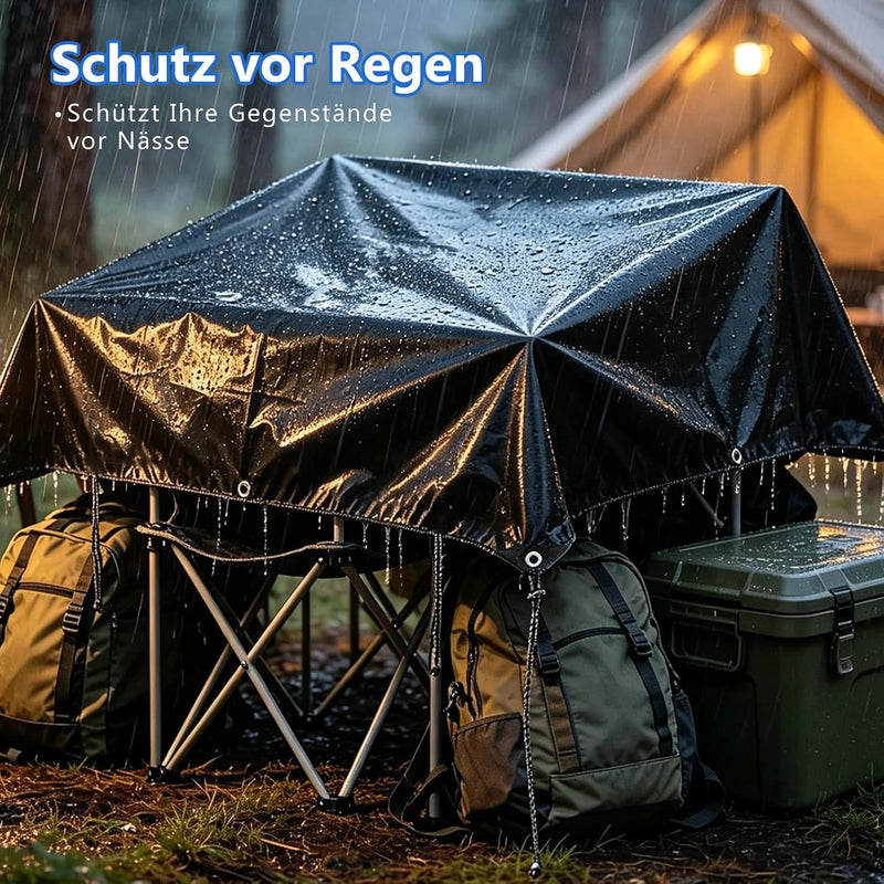 Load image into Gallery viewer, Waterdicht afdekzeil 2 x 5 meter 180 g/m² met versterkte randen – dekzeil – beschermzeil
