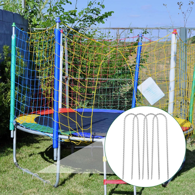 Chargez l'image dans la visionneuse de la galerie, Grondankers 10 stuks heavy duty van verzinkt staal – U-vormige trampoline haringen – tuinankers
