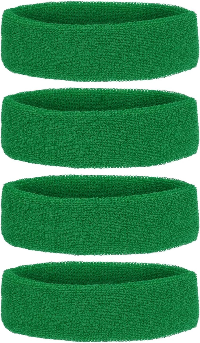 Chargez l'image dans la visionneuse de la galerie, Zweetband hoofdbanden 4 stuks van badstof – sport hoofdband – fitness accessoires
