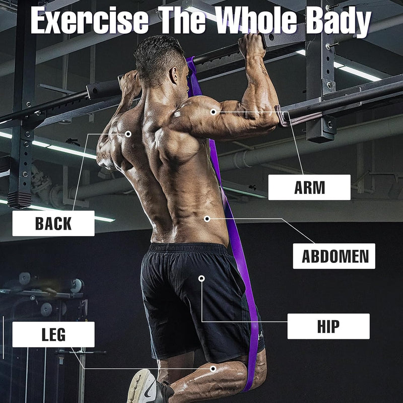Chargez l'image dans la visionneuse de la galerie, Weerstandsbanden set van 4 voor fitness en pull-ups
