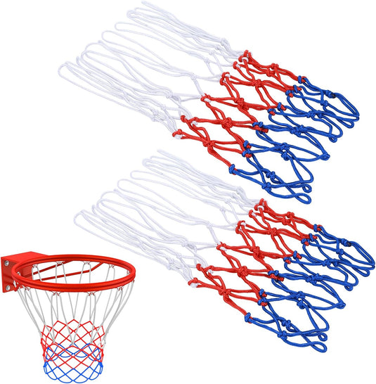 Yolev 2 Heavy Duty Basketbalnet Nylon Basketbalnet voor Schoolpleinen voor Outdoor Binnensporten