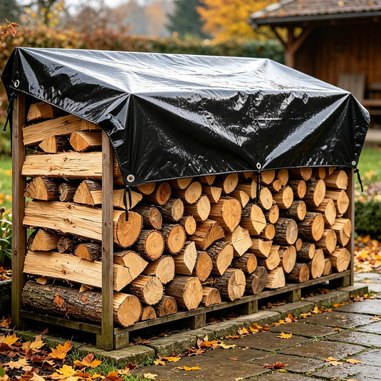 Waterdicht afdekzeil 2 x 5 meter 180 g/m² met versterkte randen – dekzeil – beschermzeil