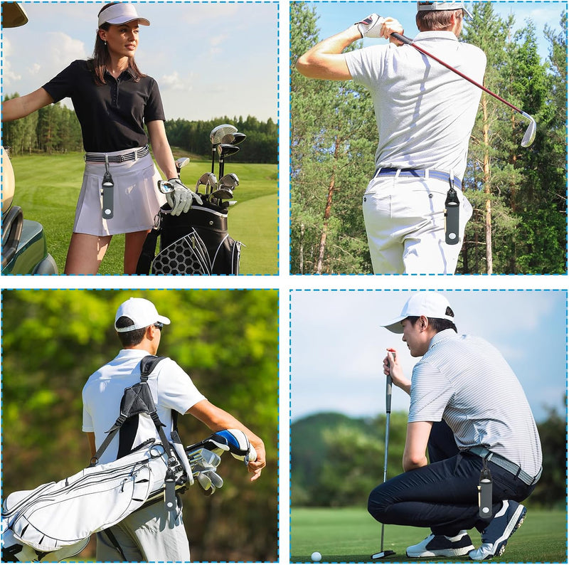 Laden Sie das Bild in Galerie -Viewer, Golfbal houder van neopreen voor 3 ballen en 3 tees lichtroze – golfbal draagtas – golf accessoires
