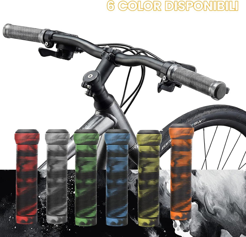 Laden Sie das Bild in Galerie -Viewer, Ergonomische fietshandvatten 20-22 mm met einddoppen

