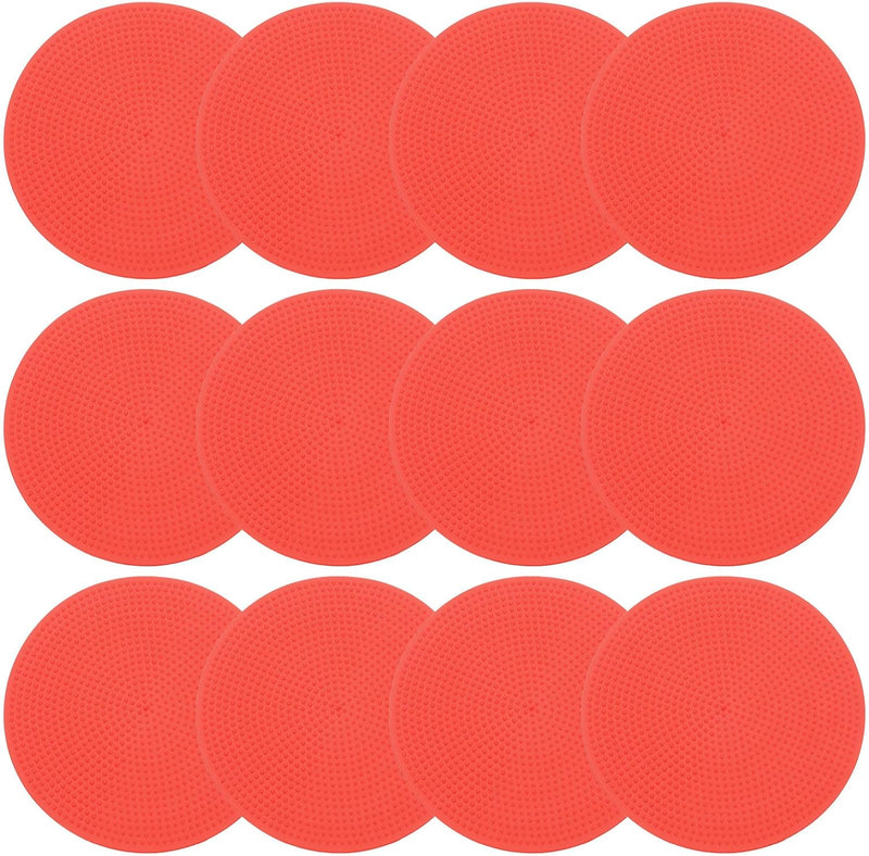 Laden Sie das Bild in Galerie -Viewer, Vloermarkers 12 stuks 23 cm antislip blauw met opbergtas – agility markers – sport training accessoires

