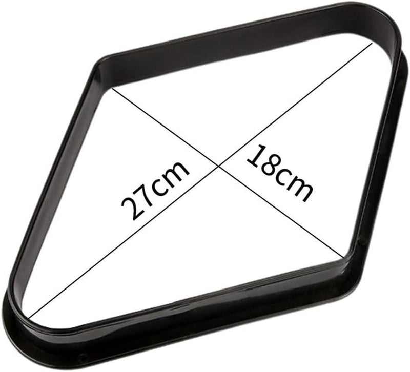 Load image into Gallery viewer, 9-ball pool rack voor 2-1/4 inch ballen zwart - happygetfit.com

