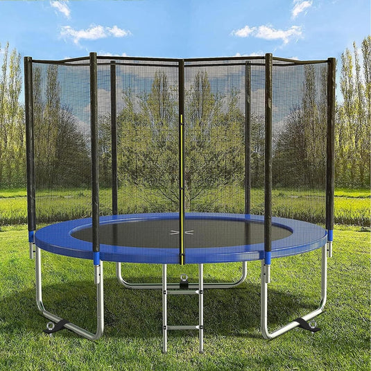 Grondankers 6 stuks 45 cm heavy duty met spanbanden en booradapter – trampoline ankers – stormankers