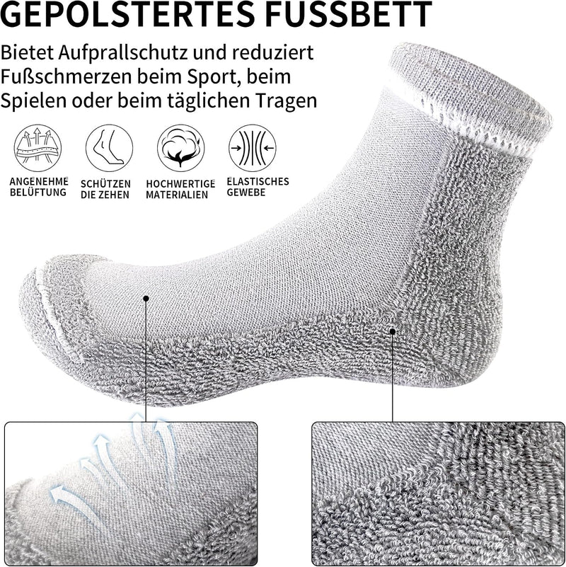 Laden Sie das Bild in Galerie -Viewer, Antislip sportsokken voor kinderen 6 paar met grip – yoga fitness sokken – jongens en meisjes 2-13 jaar
