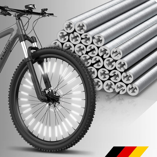 Spaakreflectoren set voor fiets met 360° zichtbaarheid en kliksysteem – fietsreflectoren – spaakreflectoren