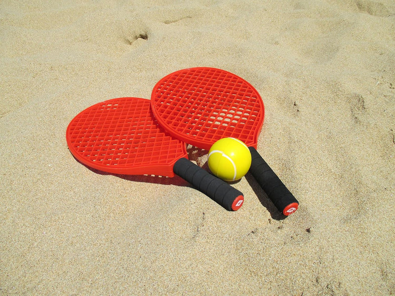 Laad afbeelding in Galerijviewer, Schildkröt Attenennis set, 2 rackets, 2 softballen, in nettas, 970130
