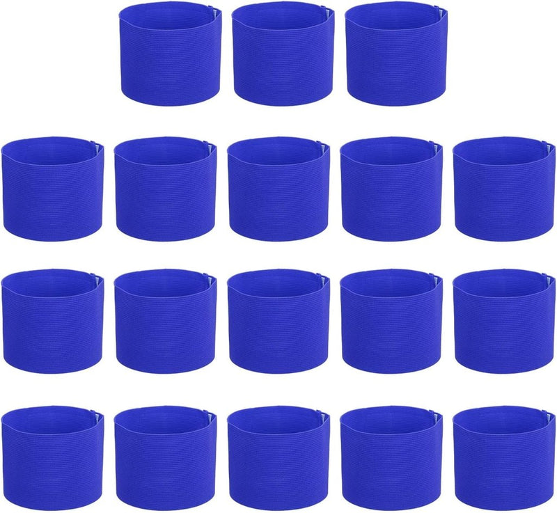 Laad afbeelding in Galerijviewer, Aanvoerdersbanden 18 stuks verstelbaar 33 x 7 cm – captain armbanden – voetbal accessoires - happygetfit.com
