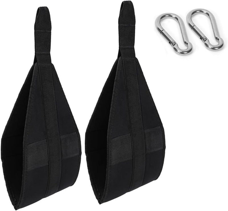 Load image into Gallery viewer, Ab straps 2 stuks voor optrekstang en hangende buikspieroefeningen – buikspiertrainer – core straps - happygetfit.com
