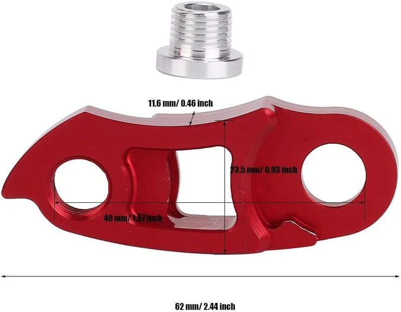 Laad afbeelding in Galerijviewer, Achterderailleur verlenger van CNC aluminium voor mountainbike en racefiets – derailleur extender – fietsversnelling - happygetfit.com
