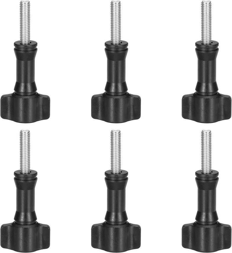Laden Sie das Bild in Galerie -Viewer, Actiecamera duimschroeven 6 stuks M5 x 0,8 mm zwart – bevestigingsschroeven – actioncam accessoires - happygetfit.com
