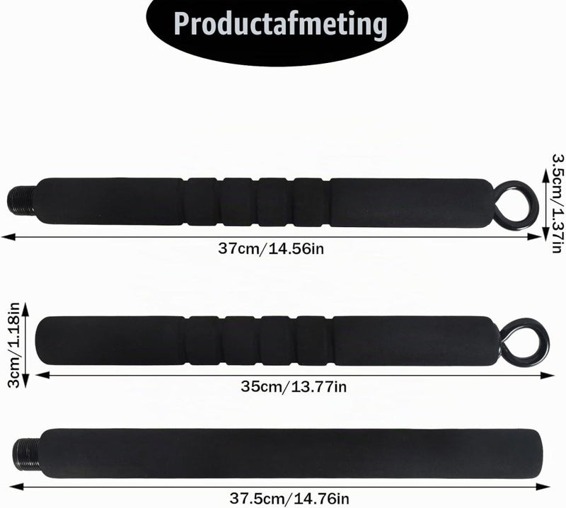 Laden Sie das Bild in Galerie -Viewer, Afneembare fitnessstang 74-105 cm voor weerstandsbanden tot 200 kg – pilates bar – trainingsstang - happygetfit.com

