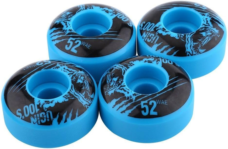 Laad afbeelding in Galerijviewer, Alomejor 4 stuks/set skateboard Outdoor Classic 52 mm x 30 mm PU Cruiser longboard skateboard reservewielset (blauw) - happygetfit.com
