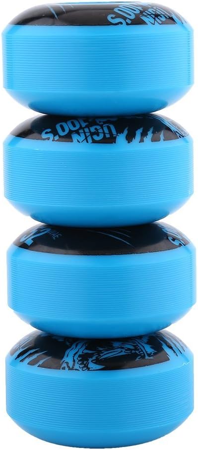 Alomejor 4 stuks/set skateboard Outdoor Classic 52 mm x 30 mm PU Cruiser longboard skateboard reservewielset (blauw) - happygetfit.com