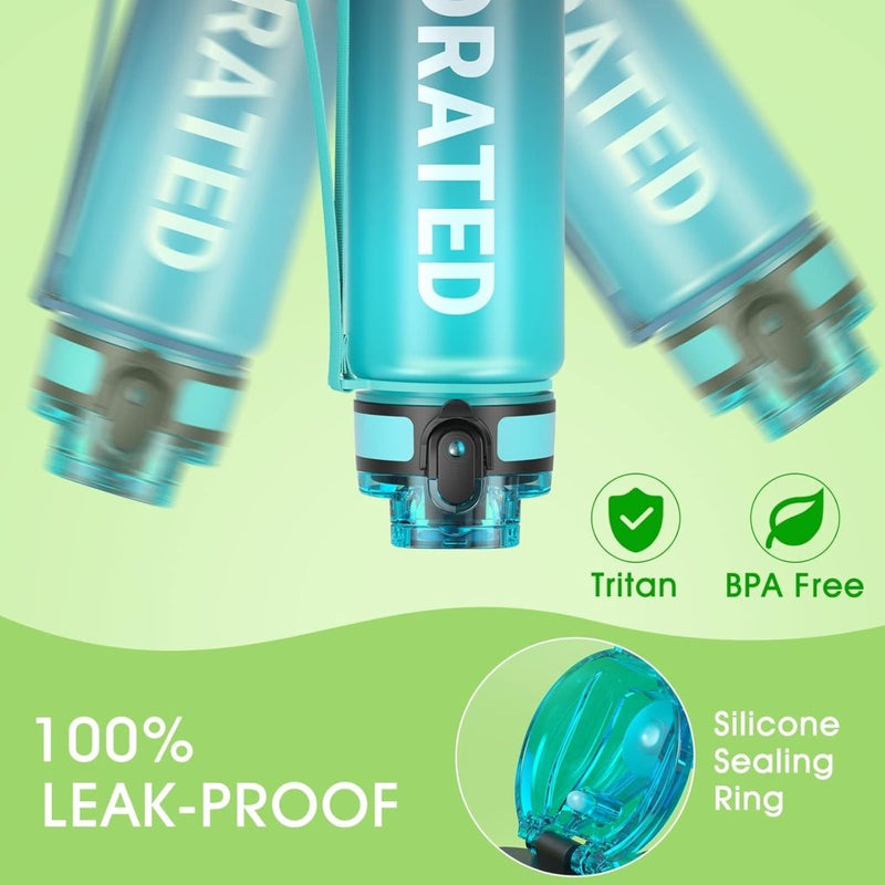Load image into Gallery viewer, 💧 Altijd gehydrateerd met deze BPA - vrije sportdrinkfles van 500 ml! - happygetfit.com
