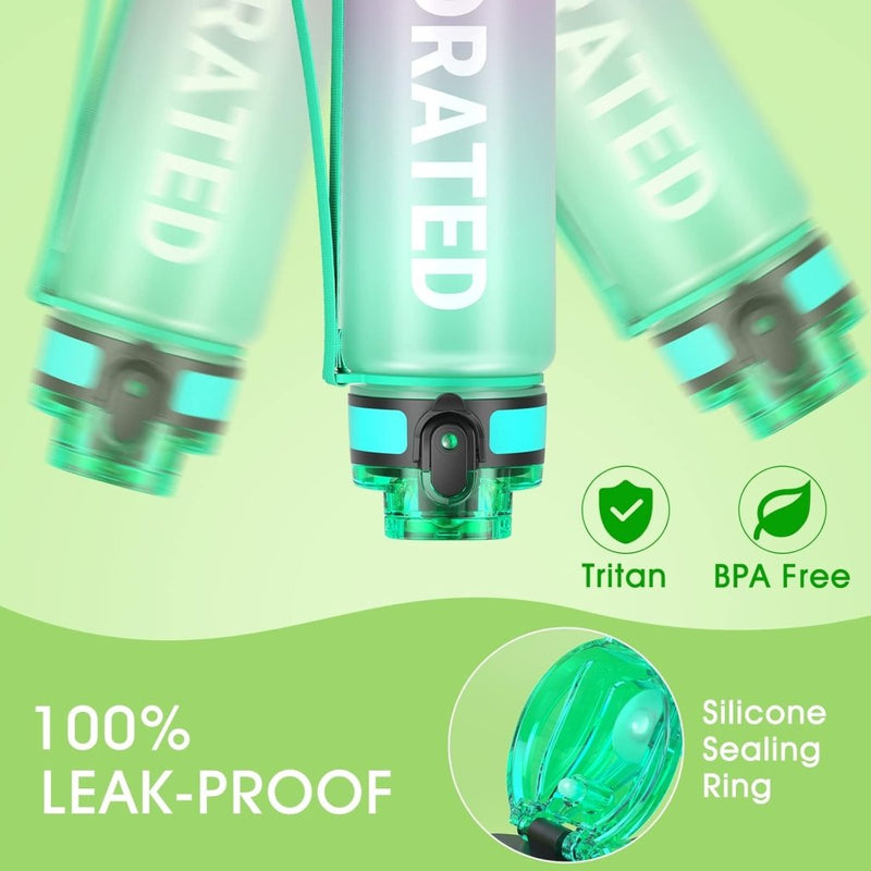 Load image into Gallery viewer, 💧 Altijd gehydrateerd met deze BPA - vrije sportdrinkfles van 500 ml! - happygetfit.com
