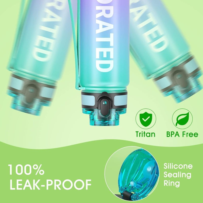 Load image into Gallery viewer, 💧 Altijd gehydrateerd met deze BPA - vrije sportdrinkfles van 500 ml! - happygetfit.com
