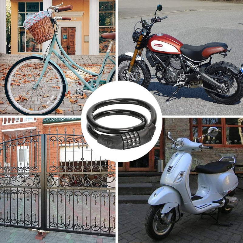 Load image into Gallery viewer, 🔒 Altijd veilig onderweg – met een sterk en slim cijferslot 🚴‍♂️ - happygetfit.com
