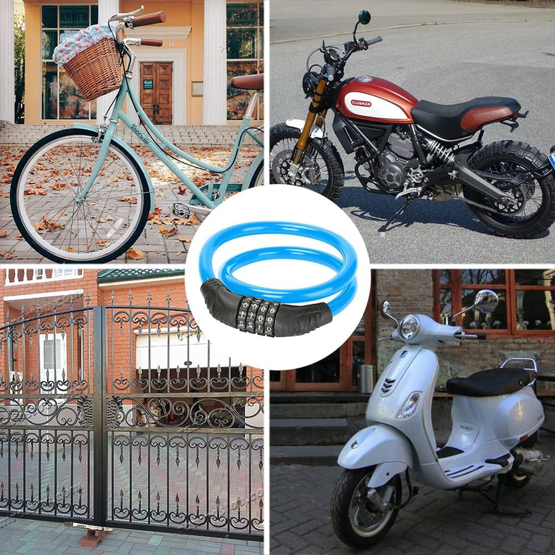 Load image into Gallery viewer, 🔒 Altijd veilig onderweg – met een sterk en slim cijferslot 🚴‍♂️ - happygetfit.com
