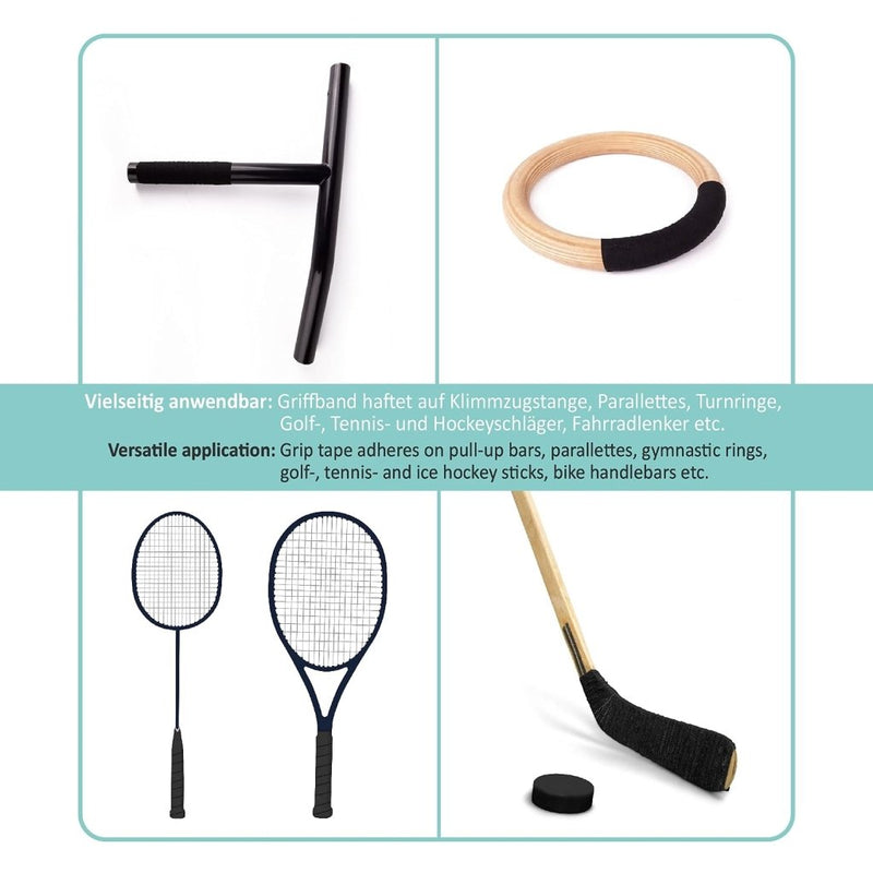 Laad afbeelding in Galerijviewer, Antislip grip tape 25 m x 2,5 cm voor sportmateriaal - happygetfit.com
