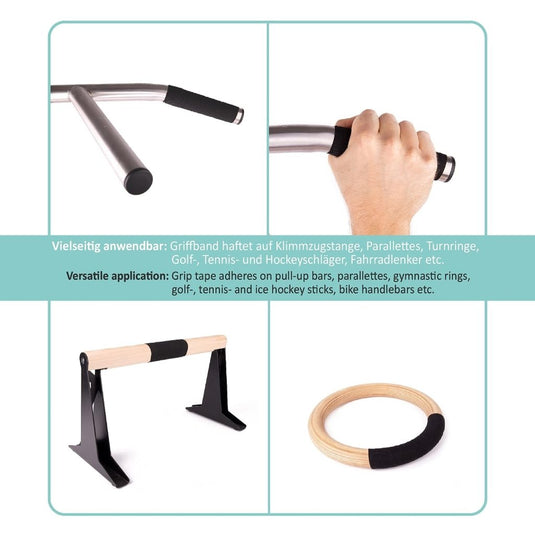 Antislip grip tape 25 m x 2,5 cm voor sportmateriaal - happygetfit.com