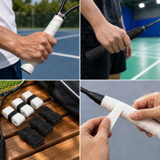 Antislip gripband set 16 stuks zwart wit - happygetfit.com