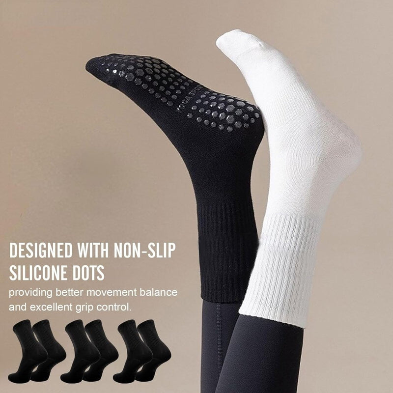 Laad afbeelding in Galerijviewer, Antislip pilatessokken dames set van 3 paar - happygetfit.com
